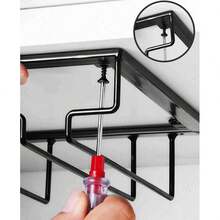 1 pieza Soporte creativo para copa de vino alta, soporte de hierro para copa de vino invertida para bar en casa, soporte colgante para copa de vino