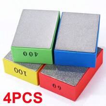Diamond Hand Polishing Pads Tile Glass Grinding Block Pad Marble Sanding - Multicolor - View 10