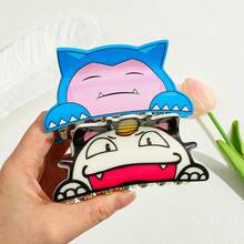 pocket monsters Cute Cartoon Acrylic Hair Claw Clips - Pokémon-Inspired Large Hair Clips For Women/Girls, Non-Slip Stylish Hair Accessories For Daily Wear, Parties & Hair Styling Fall Hair Clutch Autumn Clips For Hair Fashion Elegant Winter For Vacation Outfits Woman