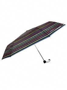 23" Transparent Umbrella With Automatic Opening - Pinstripe - View 8