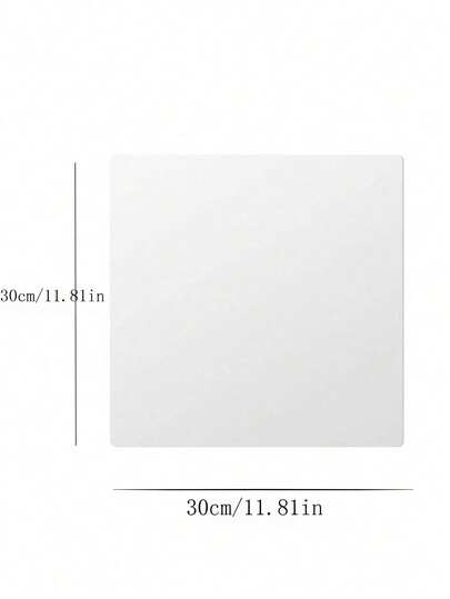 1pc DIY Acrylic Mirror, Bathroom Spiegel Makeup Unbreakable, Self Adhesive, Peel Stick, No Installation Required. Wand Square Round Heart Shaped Waterproof Material, Bedroom Vanity Office, Indoor Outdoor Walls, Versatile Home Accessory. view 6