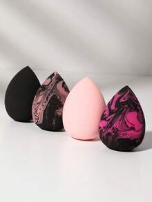 4PCS Makeup Sponge, Suitable For Cream And Powder Concealer, Loose Powder Makeup Applicator - Multicolor - View 12