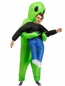 Inflatable ET Alien Costume Adult ,Inflatable Costumes Women Men- Full Body Alien Fancy Dress For Halloween, Carnival, Christmas And Event Party Costumes Blow Up Costumes