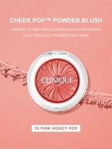 CLINIQUE Cheek Pop™ Powder Blush - NET WT.12 OZ./3.5G - #18 PINK HONEY POP - View 2