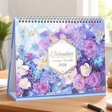 2026年台历双面线圈本办公学校用品年度日程安排表待办事项清单月历日历礼物