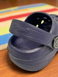 CLOGGS F.W. Sandalias Clogg Tipo zueco con cinta de ajuste al talón para Bebé Cómodas Antideslizantes playa o baño - Azul Marino - Ver 4