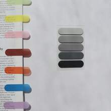 100张透明便签自粘书签注释阅读书透明标签卡哇伊可爱文具 - 彩色 - 查看 18