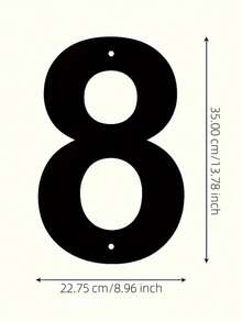 1PC 0-9 Free Combination House Number, Metal Address House Numbers, Home Address Number Plate, Wall-Mounted Home Decoration For Entrance Garden Outdoor Garage Door, Metal Wall Art, Thanksgiving Christmas Gifts Christmas Decorations Room Decor