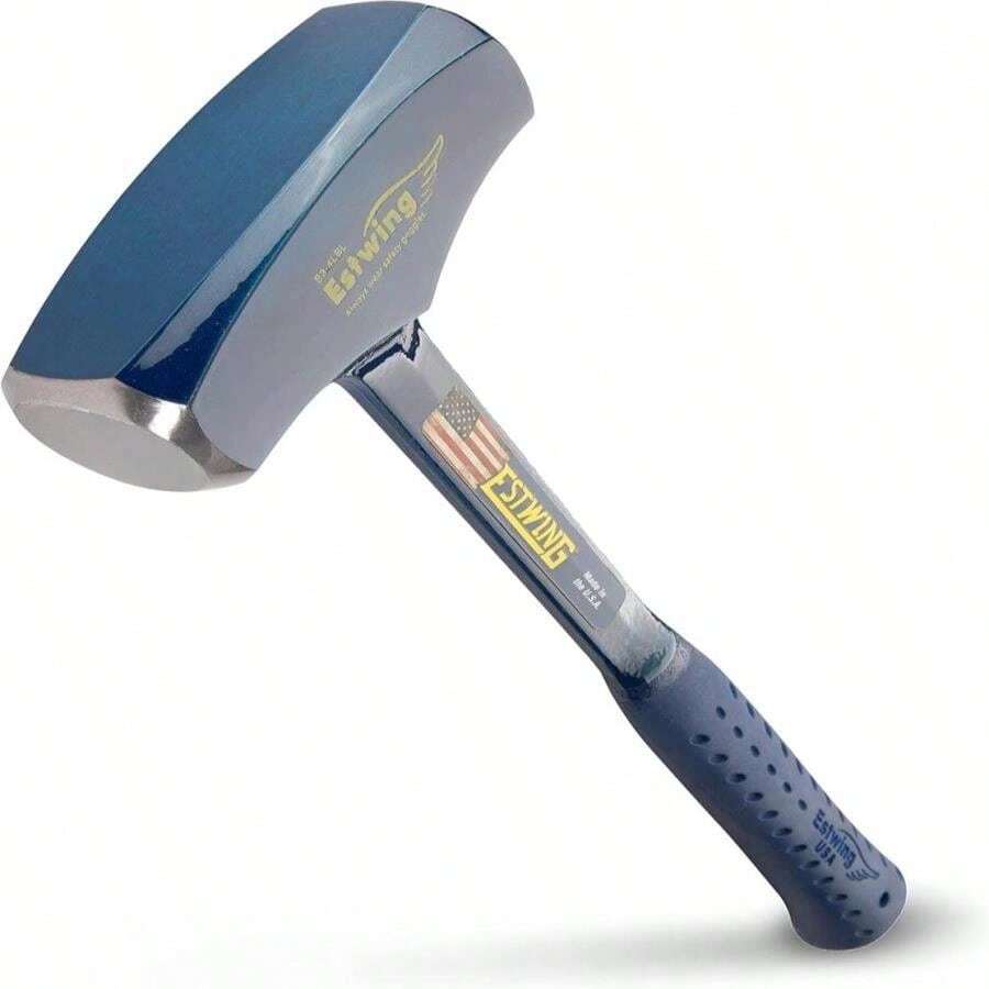Estwing - B34LB Drilling_Crack Hammer - 4-Pound Sledge With Forged Steel Construction &Amp; Shock Reduction Grip - B3-4LB - MàuC - Xem 1