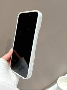 Premium Minimalist Faux Pearl White 3D Wave Pattern Phone Case Compatible With IPhone 17 Pro Max/17 Pro/17 Air/17/16 Pro Max/16/16 Pro/16 Plus/15/15 Pro Max/15 Pro/11/12/13/14 Pro Max/11 Pro/11 Pro Max/12 Pro/12 Pro Max/13 Pro/13 Pro Max/14 Pro/14 Pro Max/16 Pro Max/16/16 Pro/16 Plus/12 Mini/13 Mini/16E, Soft Shell, Minimalist & Creative