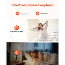 Automatic Curtain Opener, APP And Remote Control, Hub Included, Electric Smart Curtain Opener Compatible With Alexa And Goog Le Home, Timed Opening And Closing, For U-Shaped/I-Shaped Rails - U-shaped Rod + T-shaped Rod - View 5