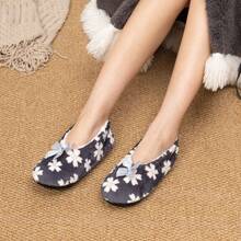 2025 New Coral Fleece Printed Women's Soft Bottom Winter Shoes, Anti-Slip Molded Sole Design, Warm And Comfortable Carpet Slippers