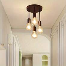 Iron Branch Ceiling Light, Suitable For Dining Room, Living Room, Cafe, Bar, Foyer, Corridor, Balcony - Multicolor - View 10