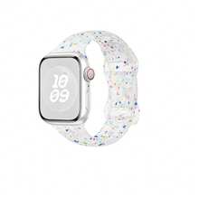 Sports Silicone Bands Compatible With Apple Watch Band 38mm 40mm 41mm 42mm 44mm 45mm 49mm, Soft Sport Waterproof Strap Replacement Wristband For Apple Watch Ultra Series 9 8 SE 7 6 5 4 3 2 1 Women Men