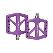ZTTO High Strength Plastic Mountain Bike Pedals, Featuring DU Bearings For Smooth Performance. Suitable For XC, AM, BMX And Other Bike Models. Anti-Slip Design, Wide Platform, Flat Nylon Material. - Multicolor - View 9