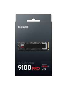 SAMSUNG SSD 9100 PRO 4TB, PCIe 5.0x4 M.2 2280, Seq. Read Speeds Up To 14,800MB/S, Best For AI Computing, Gaming, And Heavy Duty Workstations (MZ-VAP4T0B/AM) - Black - View 3