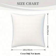 1Pc 18x18 Inch Checkered Pillow Covers Black & White Plaid Square Throw Pillow Cases - Modern Decorative, Machine Washable For Living Room, Bedroom, Outdoor, Bedroom Accessories, Bold Pattern Decor, Easy Care Fabric, Single Sided Print (No Insert), Home Decor, Farmhouse Home Decor - 白色 - 查看 6