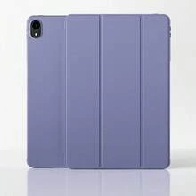 柔软TPU后盖三折设计平板电脑保护套，兼容红米平板电脑、MatePad、荣耀平板电脑等。 - 淺灰紫 - 查看 9