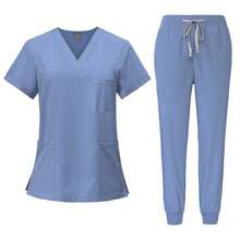 Pijama Quirurgica Conjunto Medico Anti Fluidos Jogger, Scrub - Lavado ligero - Ver 2