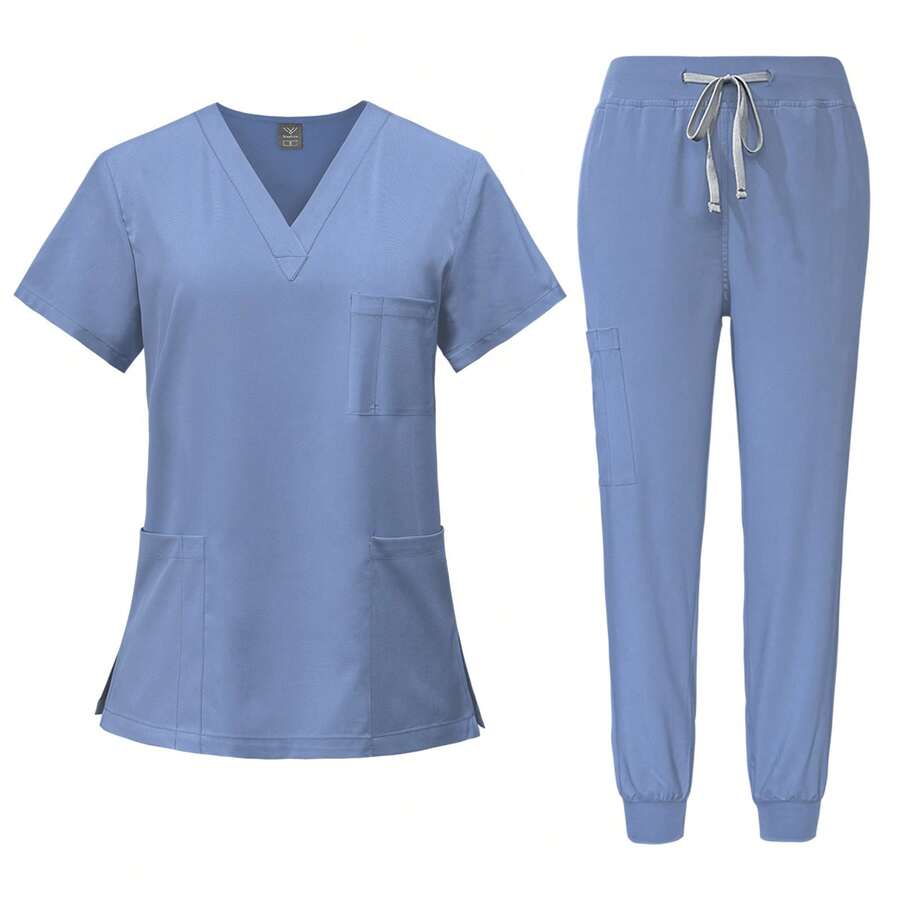 Pijama Quirurgica Conjunto Medico Anti Fluidos Jogger, Scrub - Lavado ligero - Ver 1