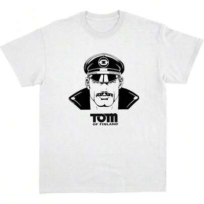 Camiseta Tom of Finland - Leather (Gay, Pantalones, Hombre)