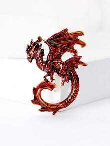 1 件珐琅飞龙胸针，适合女士、动物胸针、包、毛衣、外套、帽子、鞋子、连衣裙、西装 - 飛龍(4210) - 查看 14