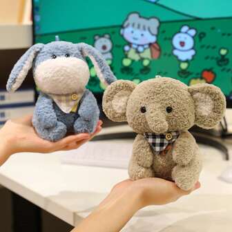 دمية بطريق لطيفة للمكتب، دمية قطيفة دب باندا، هدية لطيفة للبنات، دمية قطيفة ناعمة وقابلة للعناق للرضع والأطفال - هدية مثالية للأطفال الصغار والأطفال - رفيق محبوب ومريح