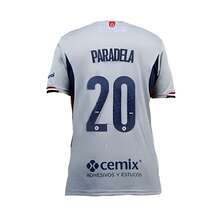 Jersey Cruz Azul Visita Temporada 2025-26 Personalizado #20 PARADELA - Gris Claro - Ver 2