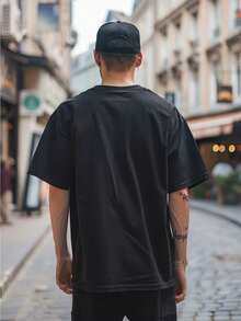 Rifle Coffee Company Men's Arrow Pattern T-Shirt - 100% Made In The USA Pure Cotton, Lightweight Comfortable Street Style Shirt, Loose Fit Casual Wear, Black Rifle Coffee Co. Design, Outdoor And Daily Wear Gun Pattern Top, Casual Clothing, Comfortable Fit - 黑色 - 查看 3