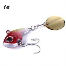 1pc/6pcs Popular Fishing Lures Small Spinner Vibration Long-Distance Metal Rig Bait For Bass, Trout, Perch, 0.317oz/0.459oz Artificial Hard Bait Spoon Lures