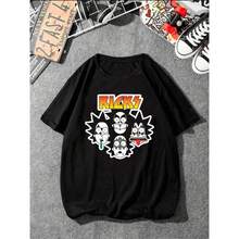 Men T-Shirts - 黑色 - 查看 2