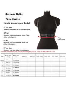 Leather Harness Belt For Women Harness For Women Fashion Leather Body Harness Rave Costume Belt Women's Corset Belt