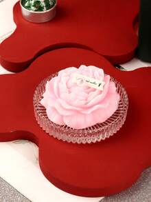 1 pièce/1 set Bougie rose, convient pour mariage, anniversaire, fête, Noël, banquet, décoration de vacances, bougies sans fumée/décorations de souvenirs, souvenirs d'anniversaire, cadeau, bougie parfumée mignonne, le meilleur cadeau pour les amis et la famille.