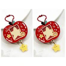 Fashion , Delicate Slide Photo Frame, Acrylic Card Cover, Star Chasing Girl ID Photo, One-Inch Idol Photo Storage, Card Holder, Keychain Pendant., School Supplies,Back To School - Multicolor - View 17