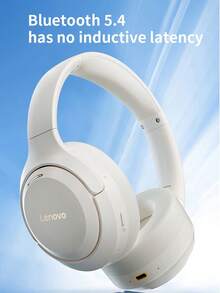 Lenovo 联想 EB325 无线蓝牙耳机，真无线，游戏，Hi-Fi，深沉低音，音乐，降噪耳机（中文说明书） - 白色 - 查看 2
