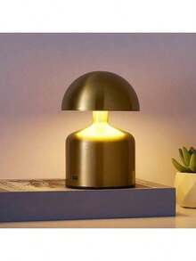 Modern Cordless Mushroom Touch Lamp, Dimmable Brightness, USB Rechargeable, Portable Adjustable Desk Lamp, Suitable For Home Decor, Bedside Or Tabletop, Perfect Holiday Gift