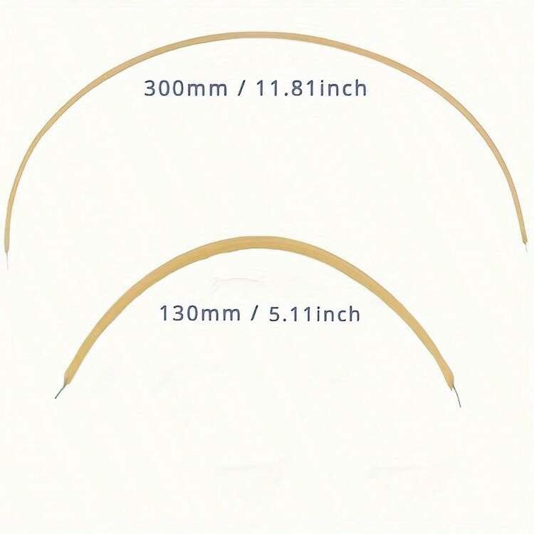 6 件 130 毫米/5.11 英寸~300 毫米/11.81 英寸柔性 LED 灯丝灯带，蓝色灯光颜色，明亮且可弯曲的 DIY 柔性 LED 灯带，DC3V 电池供电（不含电池），适用于客厅、万圣节/圣诞节装饰 - 藍色 - 查看 6