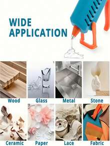 100pcs High-Temperature Resistant White/Clear Glue Sticks, 7mm Diameter DIY Hot Melt Glue Sticks, Essential For Daily Home Use, Holiday DIY Decoration Crafts Fixing, Multi-Purpose Adhesive