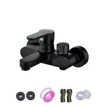 1 Set Stainless Steel Bathroom Shower Faucet, Toilet Bathtub Mixer Valve, Hidden Wall-Mounted 3-Way Faucet. Zinc Alloy 3-Valve Bathtub Shower Mixer Faucet, High Pressure Water Control, No Electricity Required, Easy Installation