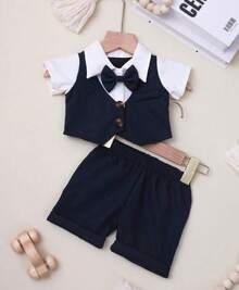 Nika Baby Conjunto para bebê Mini Lord 0 a 3 meses