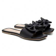 Rasteirinha Feminina Laço Confortavel Versatil Fashion Leve