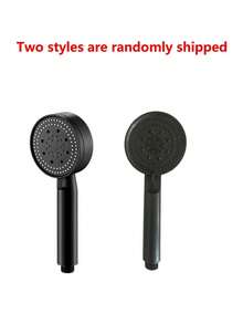 1 Stück 23,5 cm schwarzer Kunststoff Duschkopf-Verstärker, 5 Modi Duschkopf-Verstärker, Ersatz-Duschkopf