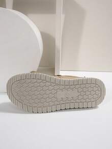 1 paire de nouvelles chaussures de sport casual pour femmes, couleur unie, tricot sport à lacets, convient pour le casual, les vacances, la maison, le bureau, toutes les saisons, baskets pour femmes - Kaki - Voir 9