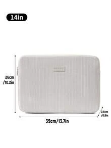 Cute Macaron Color Corduroy Laptop Bag For Girls, Soft Padded Notebook Sleeve Case, 13/14 Inches 15/15.6 Inches Portable Computer Pouch Laptop Case Laptop Bag For Ladies Suitable For School, Office, And Commuting Back To School Stuff Bag Autumn University Essentials Laptop Bag For Women Mac Book Case Laptop Sleeve