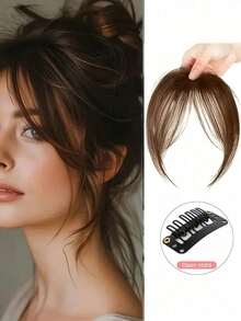 1 件仿真八字刘海，自然蓬松，适合日常佩戴，多种颜色可选，适合女性、派对和日常使用，女士发饰，发夹。、美发套装、美发工具套装、美发工具 - 彩色 - 查看 14