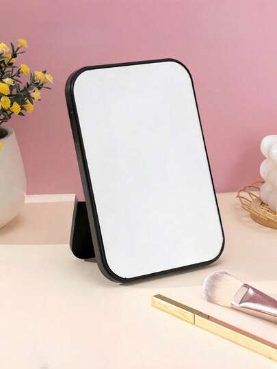 مرآة مكياج محمولة قابلة للطي - مرآة تجميل مدمجة للسفر للطلاب والمنزل والتصليحات السريعة، حامل قابل للتعديل بدوران 360 درجة، هدية مثالية لعيد الميلاد وعيد الأم والصديقة والأم، مكياج، رخيص، ديكور الغرفة، مرآة تجميل، السفر، غرفة النوم، اكسسوارات المكياج، مرآة، مرآة تجميل