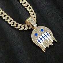 Miami Mens Cuban Link Chain Silver Gold Plated Bling Cuban Necklace Chain Men Iced Out Chain Hop Jewelry - NOLOVE-Bạc - Xem 10