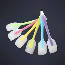 Seamless Silicone Spatula - Soft, Non Stick, Rubber Material, Suitable For Baking And Cake Decoration, Random Color, Food Supply Equipment, Suitable For Kitchen Use/All Baking Enthusiasts - 隨機 - 查看 3