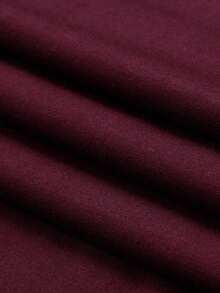 GRDR 男士夏季休闲无袖圆领背心 - 酒紅色 - 查看 7