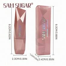 1 支 SAM SUGAR 钻石珍珠唇膏，防水闪亮光泽保湿持久唇膏，适合日常化妆，馈赠佳品 - 彩色 - 查看 12